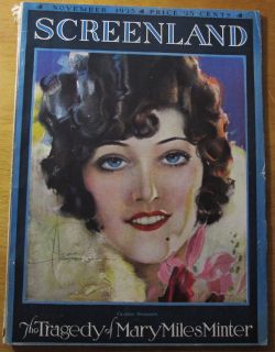 Vintage 1920s 30s Screenland Magazines Rolf Armstrong Lot of 4 Pin Up