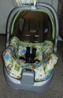 Evenflo Discovery 5 five infant car seat newborn baby + 2 bases Jungle