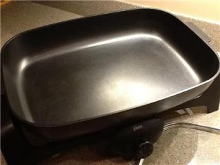 Oster 16 inch Electric Skillet 3 Piece Set Removeable Serving Dish