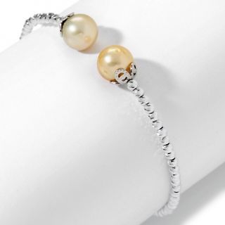 Imperial Pearls 10 11mm Cultured Multi Golden South Sea Pearl Sterling