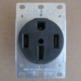 New Leviton 279 Power Outlet 3P 4W 50 Amp 125 250V