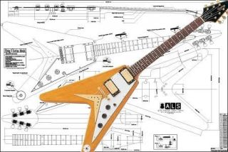 Gibson Flying V Korina® Electric Guitar Plan