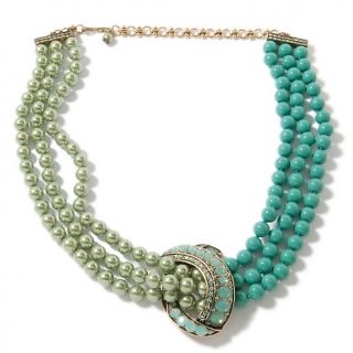  intrigue 3 row beaded necklace note customer pick rating 7 $ 83 97