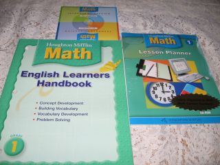  Grade 1 Houghton Mifflin English Learners Handbook w 2 CD ROMs