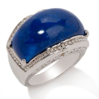 Victoria Wieck Victoria Wieck Domed Lapis and Yellow Sapphire Sterling