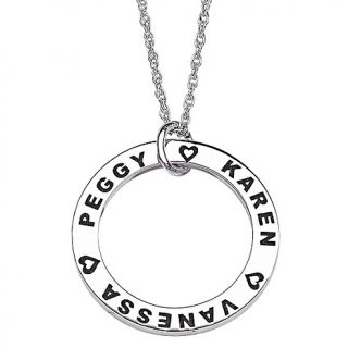  family name engraved disc necklace rating 1 $ 82 00 s h $ 5 95 this