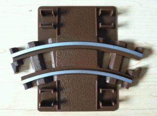 Lincoln Log Train Track Replacements Curved Stop Go