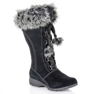  suede tall boot with pom poms note customer pick rating 403 $ 19 94 s