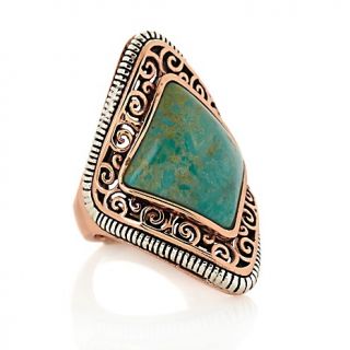 Jewelry Rings Gemstone Studio Barse Turquoise Copper and