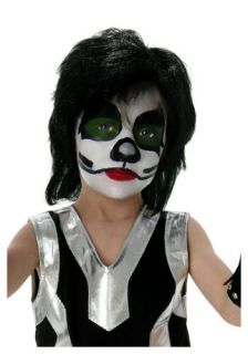 Kids Eric Singer Peter Criss Wig Halloween Kiss Catman