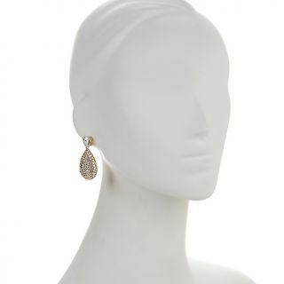 Jean Dousset Absolute Pear and Pavé Drop Earrings