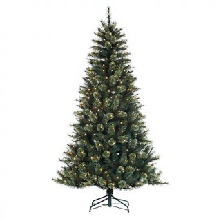Prelit Christmas Tree with 450 Clear Lights   Dark Green