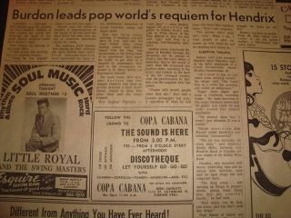 240495CR Jimi Hendrix Requiem Eric Burdon Scotts September 21 1970