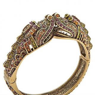 Heidi Daus Legendary Dragon Crystal Accented Bangle Bracelet
