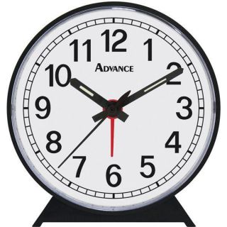 Elgin Advance Windup Alarm Clock Black New $0 US SHIP