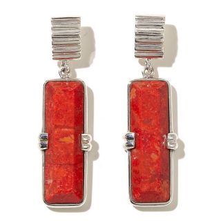  jay king jay king orange and red coral drop earrings rating 3 $ 99 90