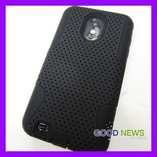 Sprint Samsung Galaxy S2 Epic Touch 4G Black Dual Layer Impact Case