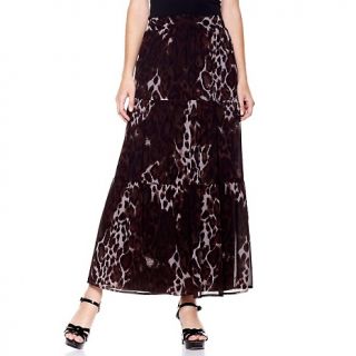 191 102 louise roe louise roe tiered leopard print maxi skirt rating 1