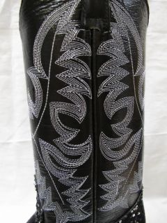 Hot Ladies Womens Sequins Fabolous Shiny Bling Western Cowboy Boots