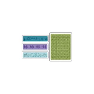 108 8531 sizzix textured impressions set of 4 embossing folders