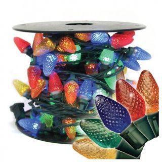  Decorations Outdoor Décor Faceted Multi Colored LED Lights   100
