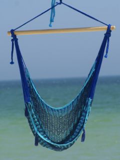 Extra Large Mexican Hammock Chair with Free Tree Strap