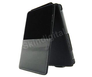 For Kobo WiFi eReader Black Genuine Leather Case Cover Flip