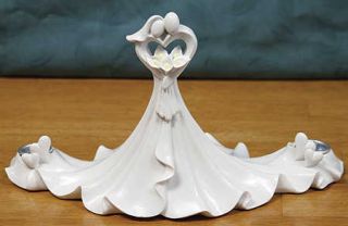 Bride Groom and Calla Lily Wedding Unity Candle Holder