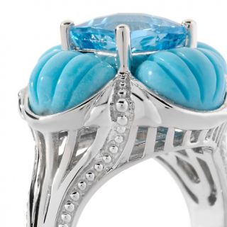Jewelry Rings Fashion Victoria Wieck 1.95ct Swiss Blue Topaz and