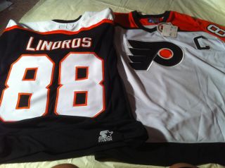 Eric Lindros 88 Retro Starter Flyers Jersey He Will Be Attending