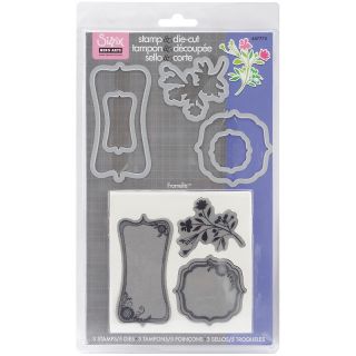 110 8146 sizzix sizzix framelits dies 5 pack with clear stamps frames