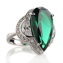 daniel k absolute simulated emerald cocktail ring $ 119 95