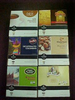 Keurig Coffee combo Collection 6 Flavors K cups (106 total cups )A