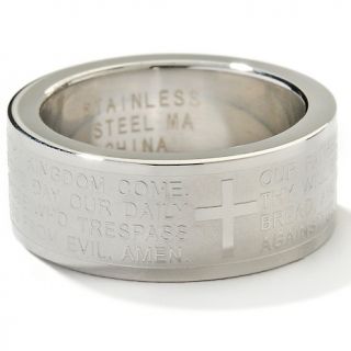 120 859 michael anthony jewelry lord s prayer stainless steel ring