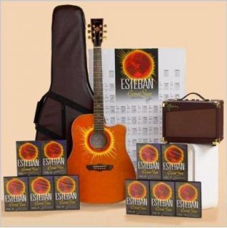 Esteban Coral Sun Limited Edition Steel Strings 30 PC Guitar Amplifier