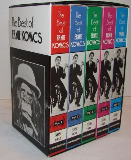 The Best of Ernie Kovacs Collectors Edition (VHS, 1991, 5 Tape Set)