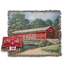 Coca Cola Sign of Good Taste 17in Throw Pillows   Set of 2