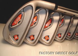 New Custom Full Graphite Iron Set Oversize Golf Clubs