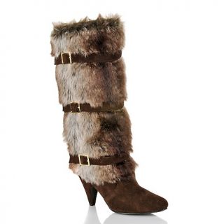 131 799 high heel power suede tall boot with removable faux fur rating