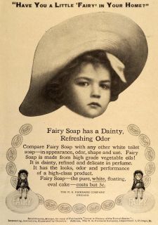 1911 Vintage Ad Fairy Soap N.K. Fairbank Co. Child Girl   ORIGINAL