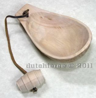  Wooden Canoe Cup with Toggle Noggin New