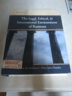 Legal, Ethical and International Environment of Business by Herbert M