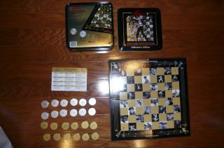Elvis Presley Checkers Game Collectors Edition Set Tin