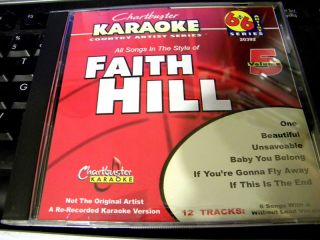 Chartbuster Karaoke Faith Hill CD G 20392 6 6 Series