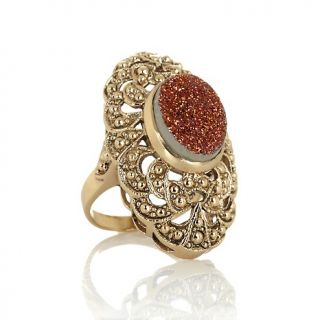 205 152 nicky butler sunset drusy bronze oval ring rating 4 $ 49 90 or