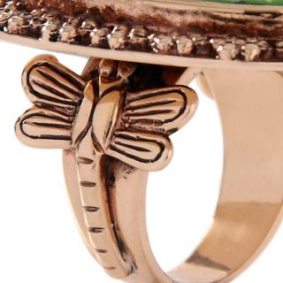 Statements by Amy Kahn Russell Painted Sunflower Bronze Ring