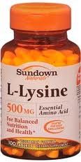 sundown l lysine essential amino acid 500mg you will be