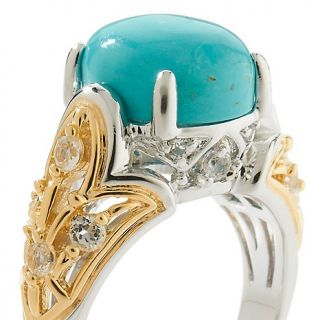 Jewelry Rings Gemstone Victoria Wieck Turquoise and White Topaz 2