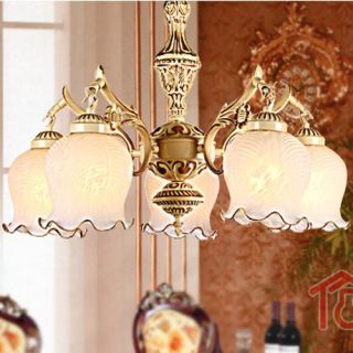Garden European style ceiling lamp 5 light Lights Lighting with shades
