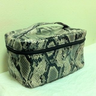 Estee Lauder Cosmetic Bag Python Print GWP New